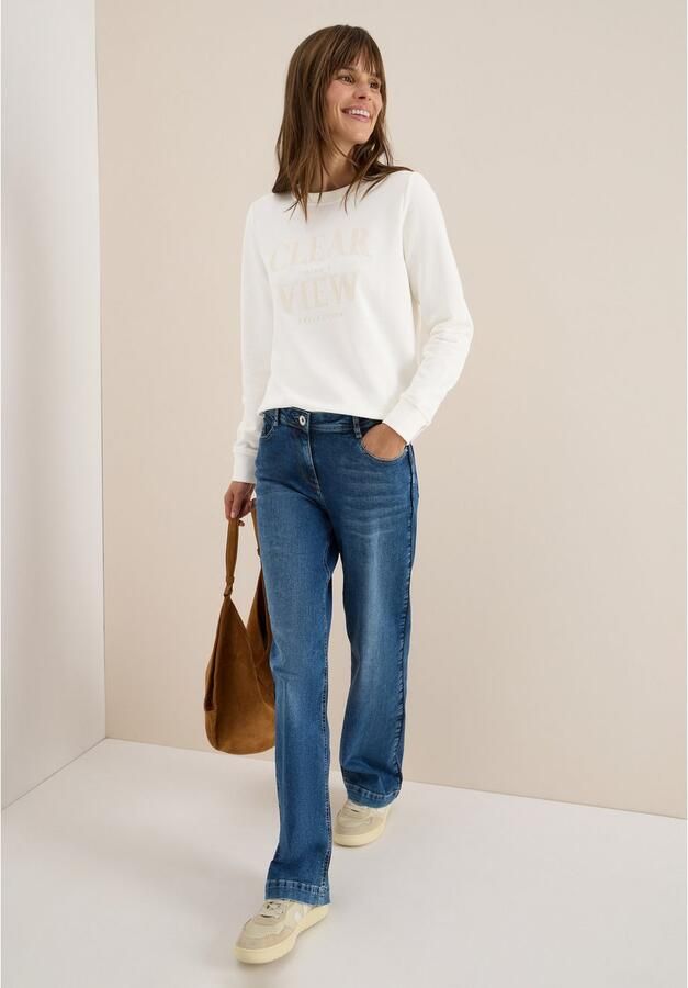 Cecil Sweatshirt met belettering artwork - Foto 6