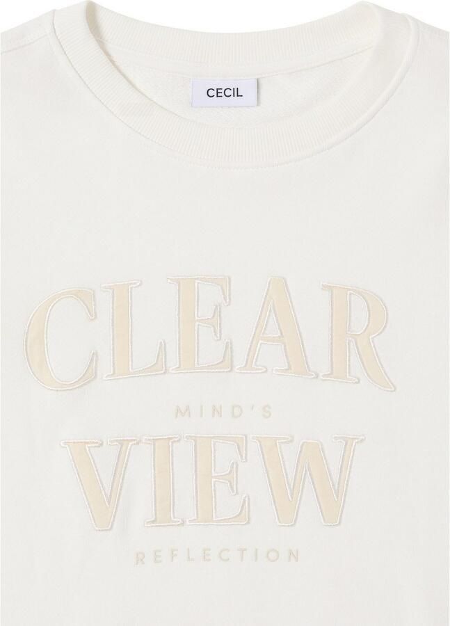 Cecil Sweatshirt met belettering artwork - Foto 2