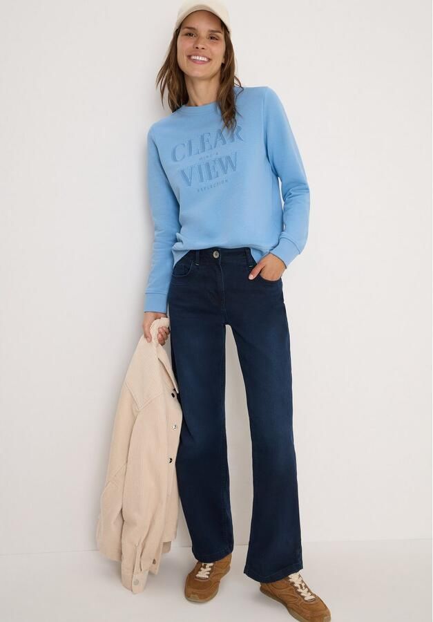 Cecil Sweatshirt met belettering artwork - Foto 6