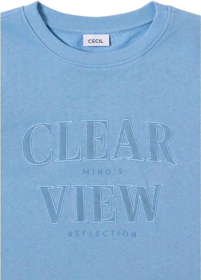 Cecil Sweatshirt met belettering artwork - Foto 2