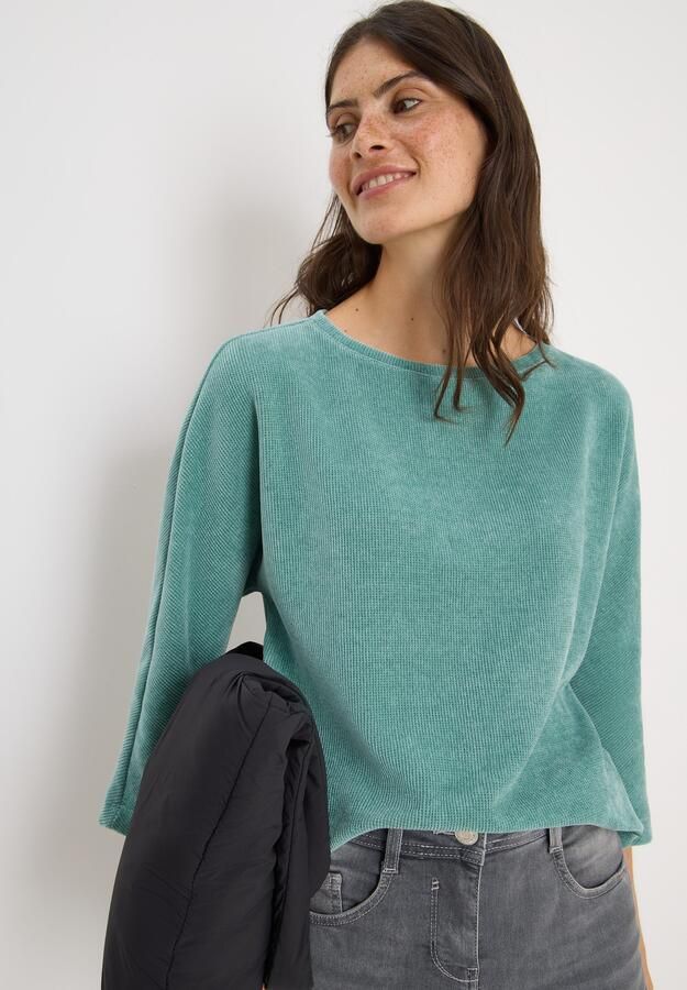 Cecil Sweatshirt met boothals - Foto 7