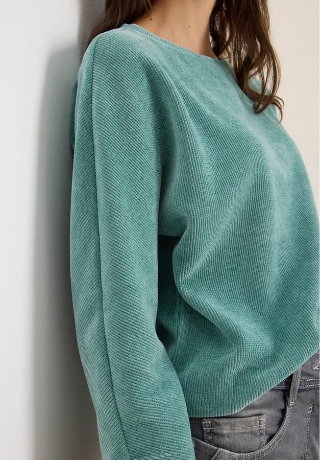 Cecil Sweatshirt met boothals - Foto 4