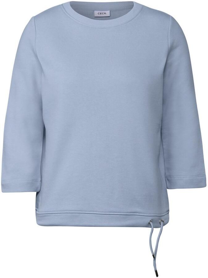 Cecil Sweatshirt met elastische zoom met tunnelkoord