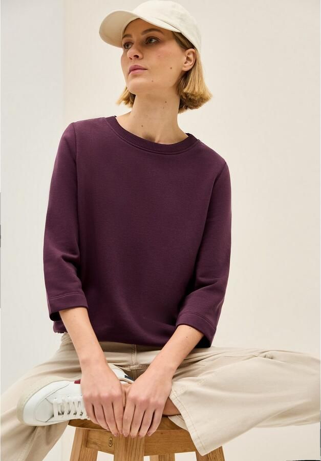 Cecil Sweatshirt met elastische zoom met tunnelkoord