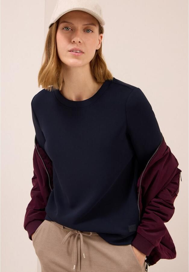 Cecil Sweatshirt met splitjes opzij - Foto 4