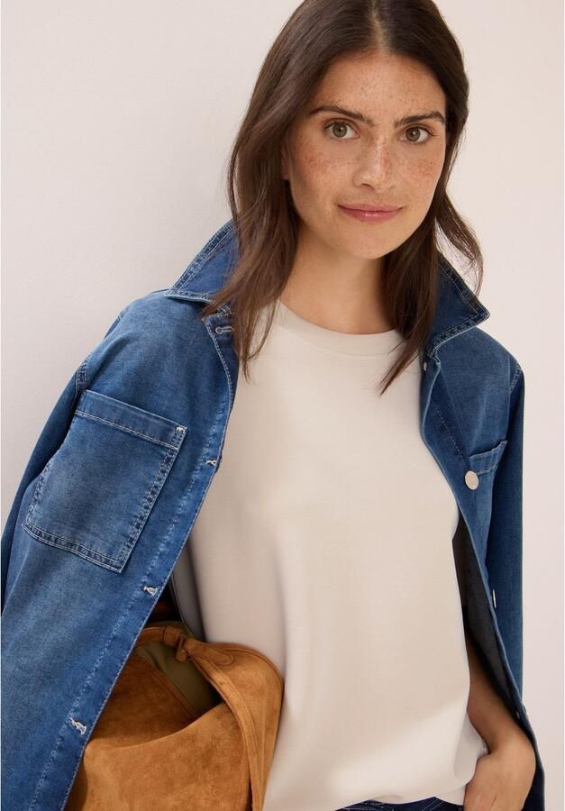 Cecil Sweatshirt met splitjes opzij - Foto 3