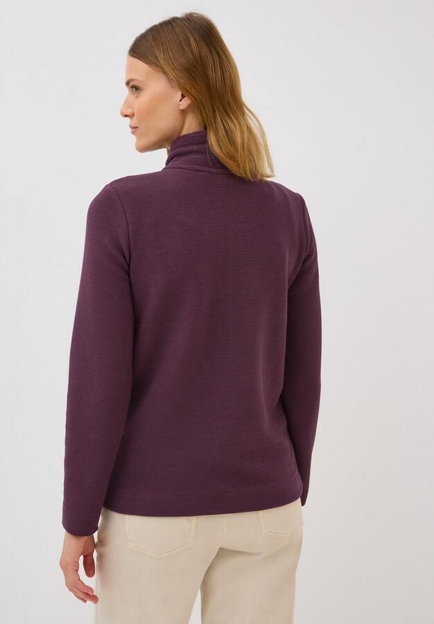 Cecil Sweatvest in otto -look en opstaande kraag structuur-look - Foto 4