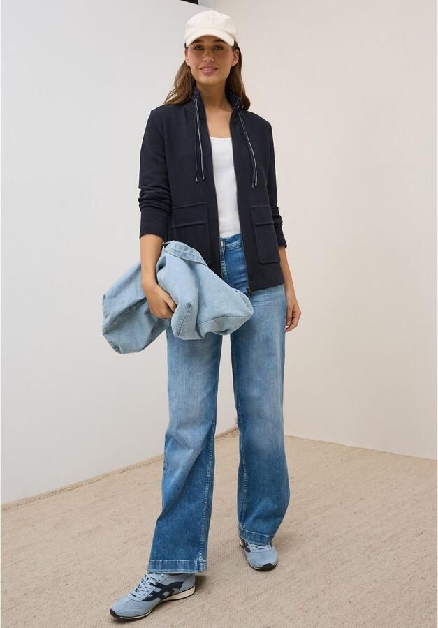 Cecil Sweatvest in otto -look en opstaande kraag structuur-look - Foto 2