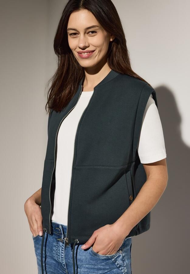 Cecil Sweatvestje met een rijgkoord bij de zoom - Foto 8