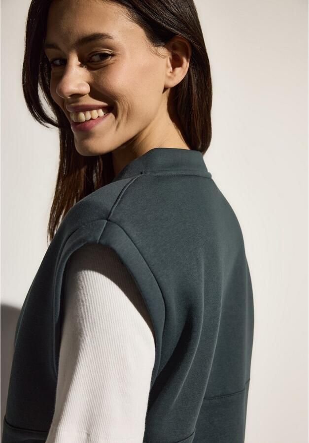 Cecil Sweatvestje met een rijgkoord bij de zoom - Foto 3