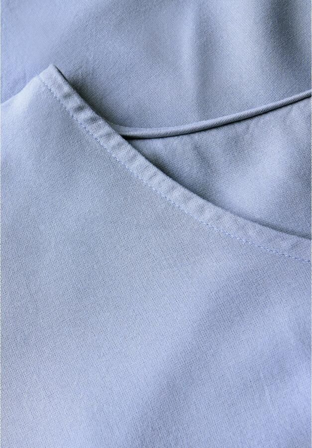 Cecil T-shirt Blouseshirt met afgeronde V-hals - Foto 3