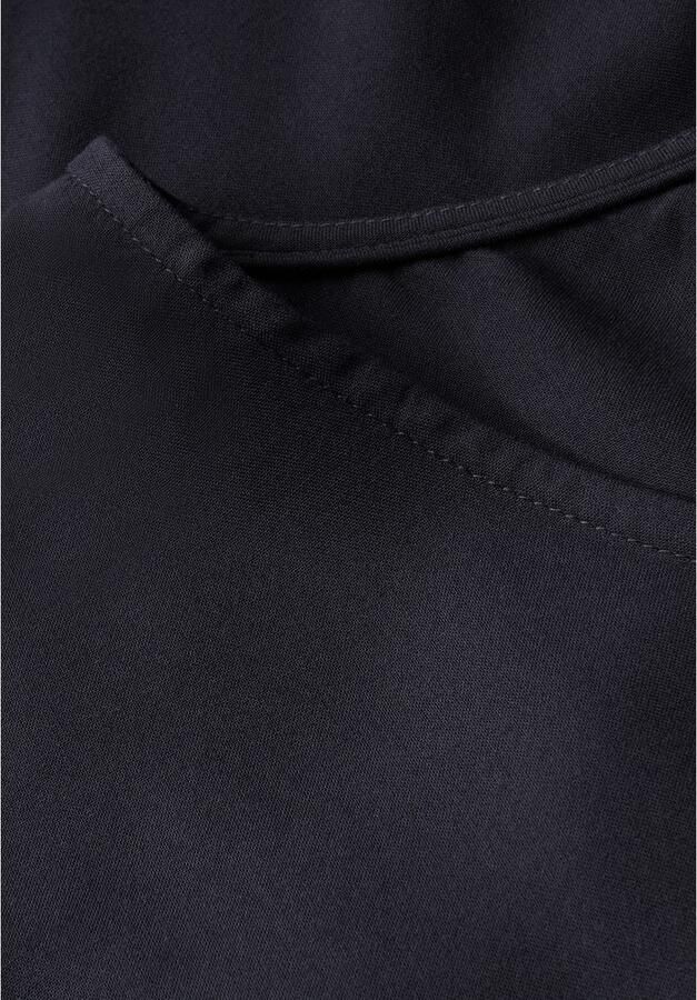 Cecil T-shirt Blouseshirt met afgeronde V-hals - Foto 5