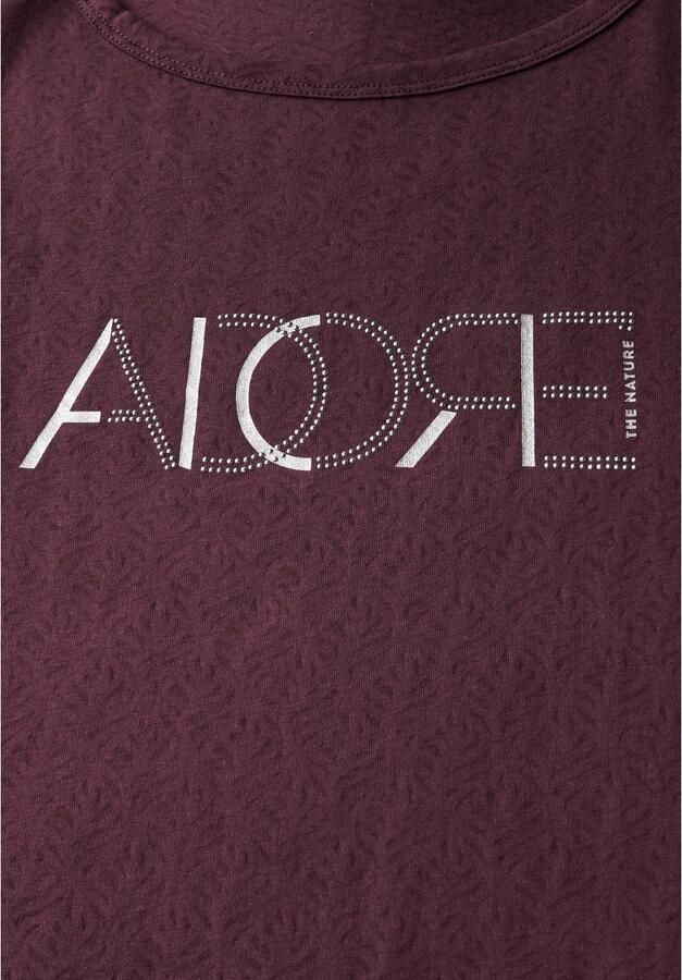 Cecil T-shirt in burnout-look met opschrift - Foto 3