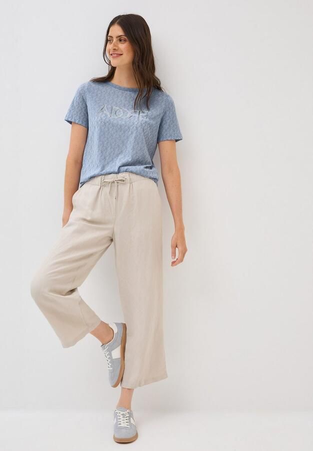 Cecil T-shirt in burnout-look met opschrift - Foto 6