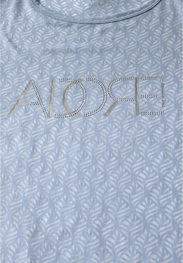 Cecil T-shirt in burnout-look met opschrift - Foto 4