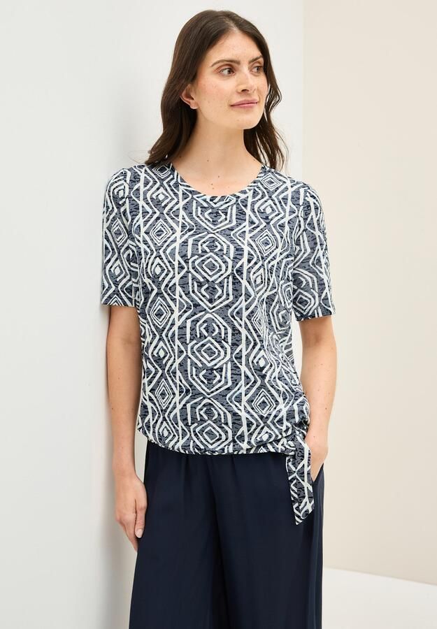 Cecil T-shirt in etskant-look - Foto 6