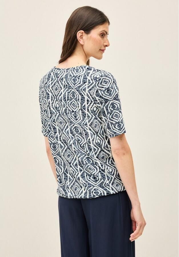 Cecil T-shirt in etskant-look - Foto 3