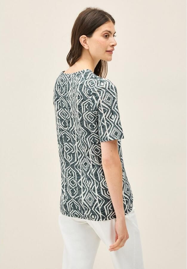 Cecil T-shirt in etskant-look - Foto 5