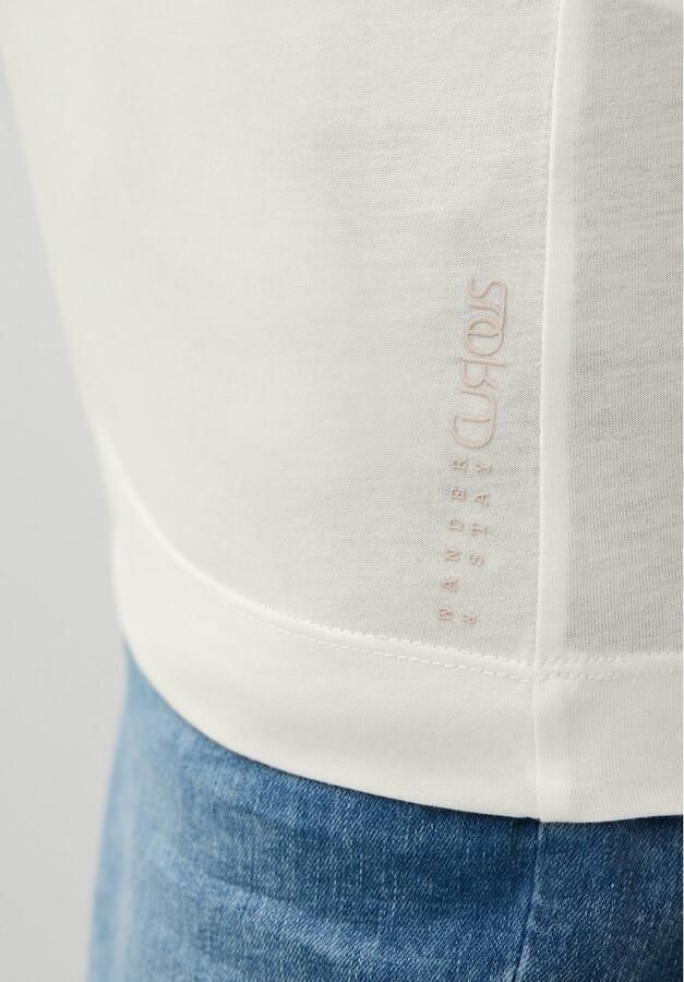 Cecil T-shirt in etskant-look - Foto 3