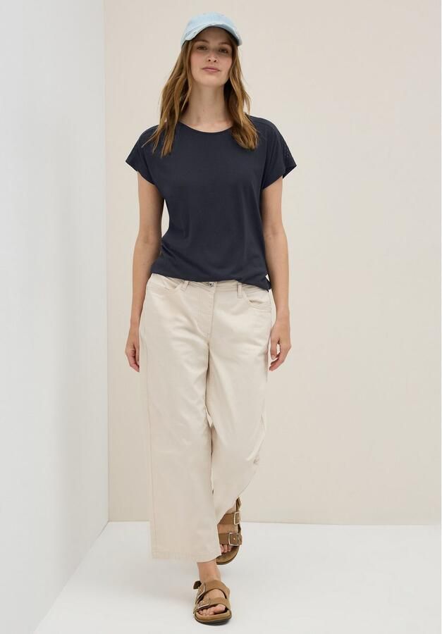 Cecil T-shirt in etskant-look - Foto 3