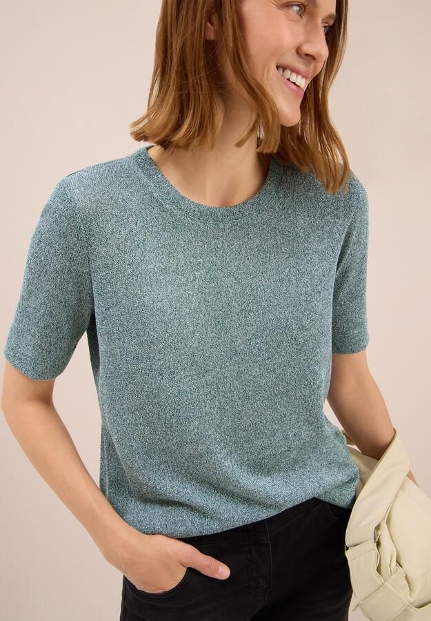 Cecil T-shirt in fijne tricot-look - Foto 7