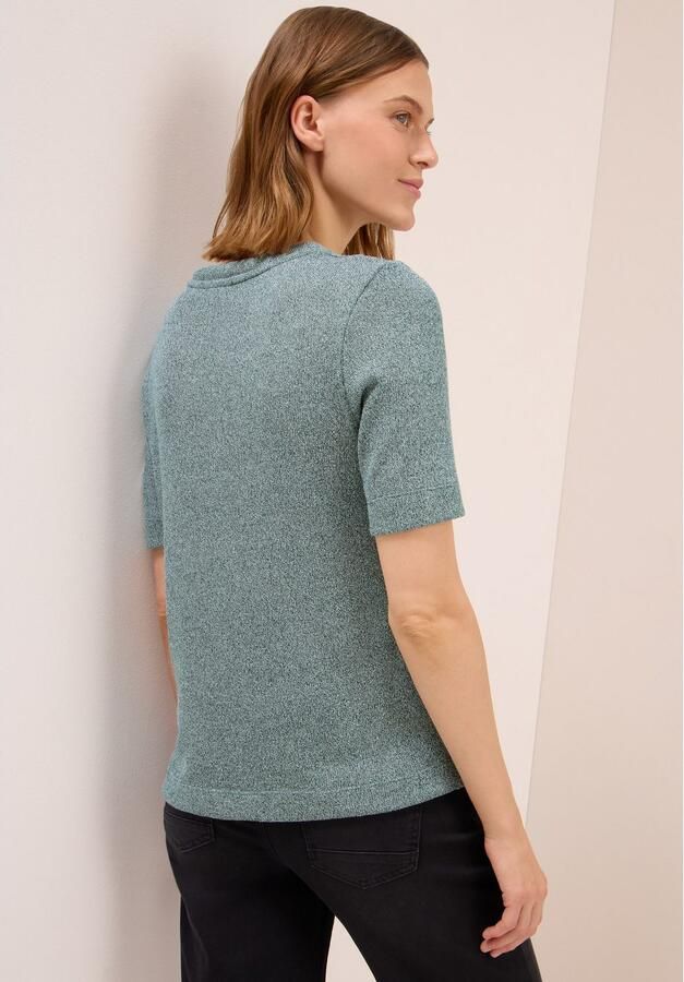 Cecil T-shirt in fijne tricot-look - Foto 4