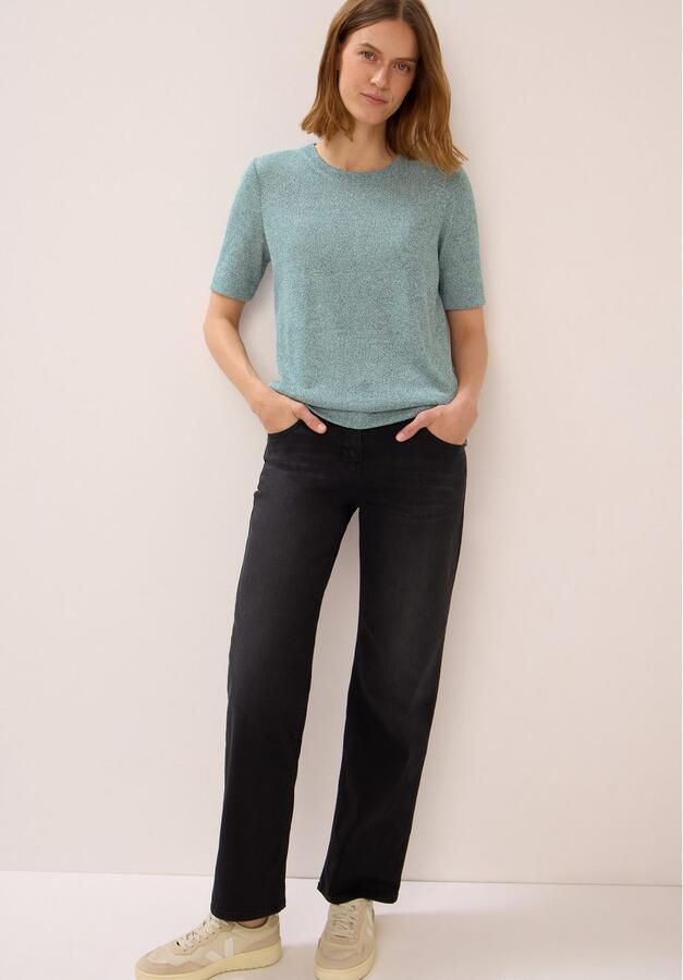 Cecil T-shirt in fijne tricot-look - Foto 5