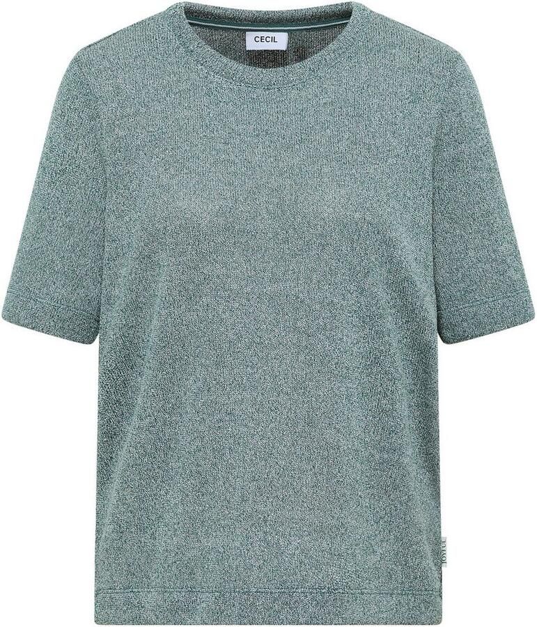 Cecil T-shirt in fijne tricot-look