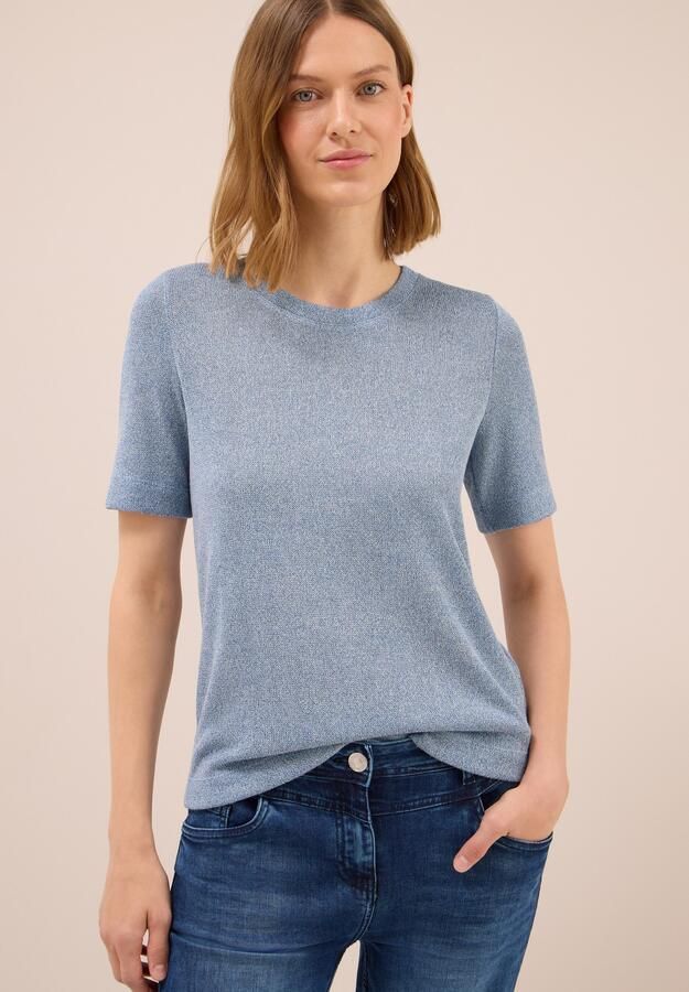 Cecil T-shirt in fijne tricot-look - Foto 6