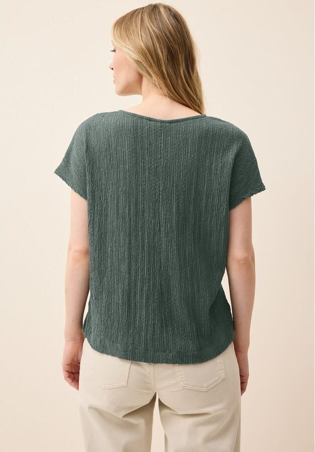 Cecil T-shirt in gesmokte structuur - Foto 2