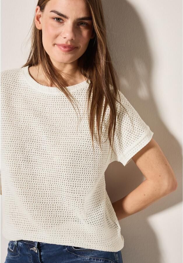 Cecil T-shirt in luchtige brei-optiek - Foto 2