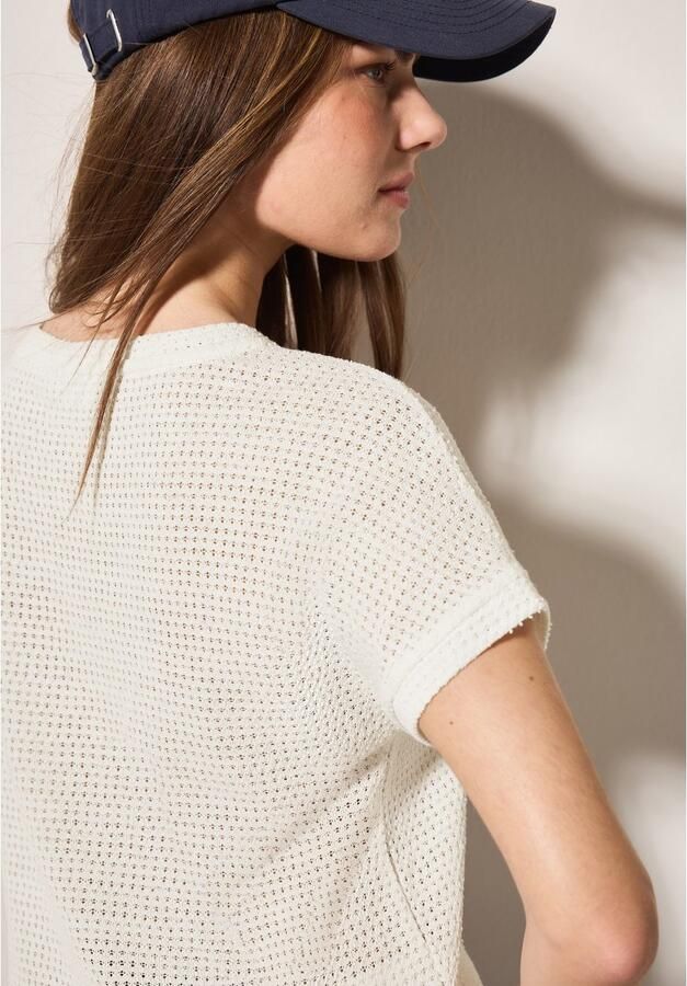 Cecil T-shirt in luchtige brei-optiek - Foto 4