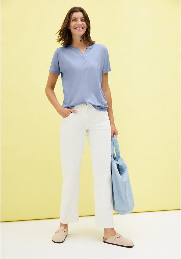 Cecil T-shirt in tuniek-look - Foto 4