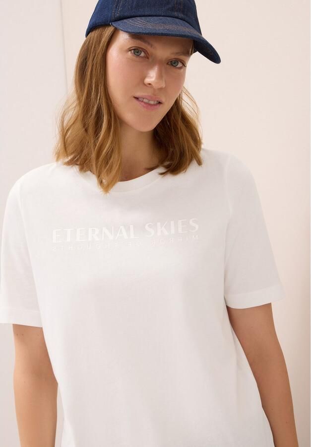 Cecil T-shirt met belettering artwork - Foto 3