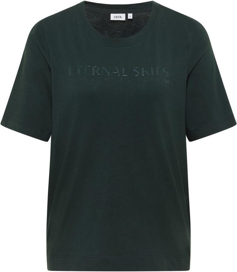 Cecil T-shirt met belettering artwork