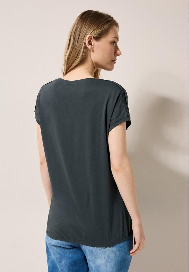 Cecil T-shirt met elastische taille - Foto 4
