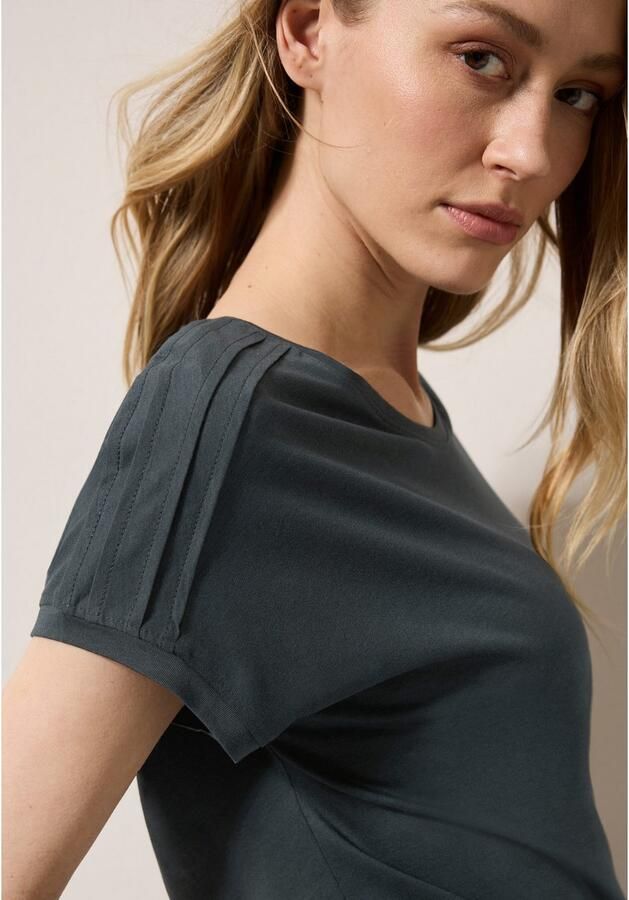 Cecil T-shirt met elastische taille - Foto 2