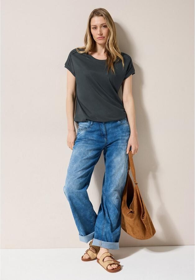 Cecil T-shirt met elastische taille - Foto 5