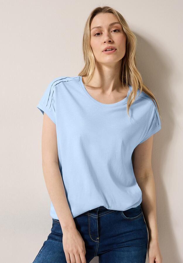 Cecil T-shirt met elastische taille - Foto 6