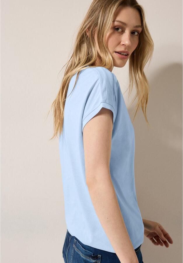 Cecil T-shirt met elastische taille - Foto 2