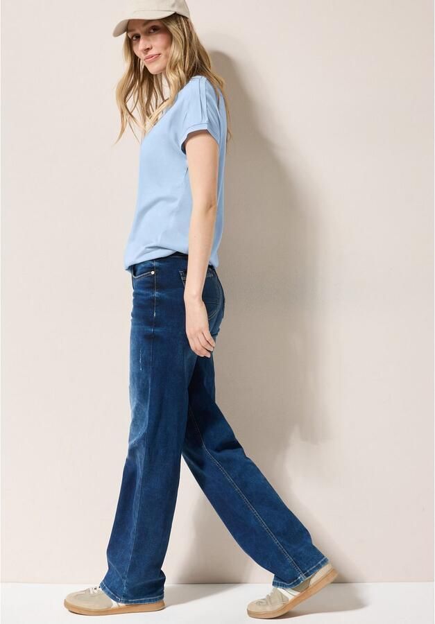 Cecil T-shirt met elastische taille - Foto 4