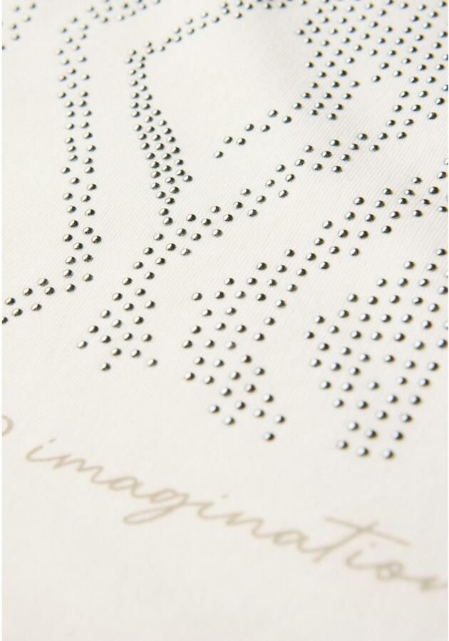 Cecil T-shirt met glitterprint - Foto 2