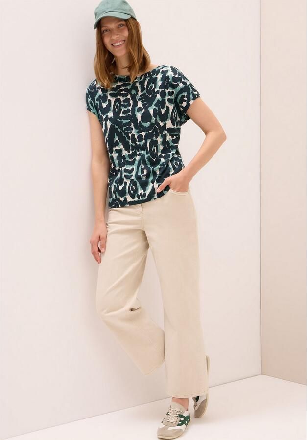 Cecil T-shirt met grafisch patroon - Foto 4