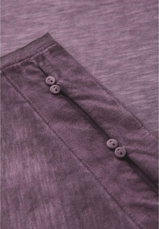 Cecil T-shirt met knoopdetails op de schouder - Foto 5