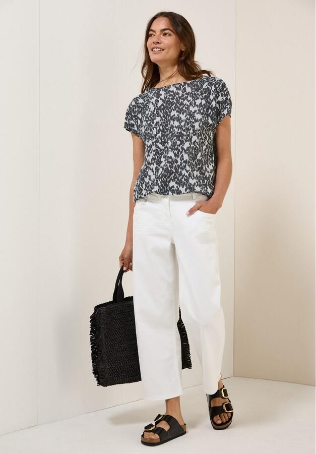 Cecil T-shirt met patroon minimal-print - Foto 3