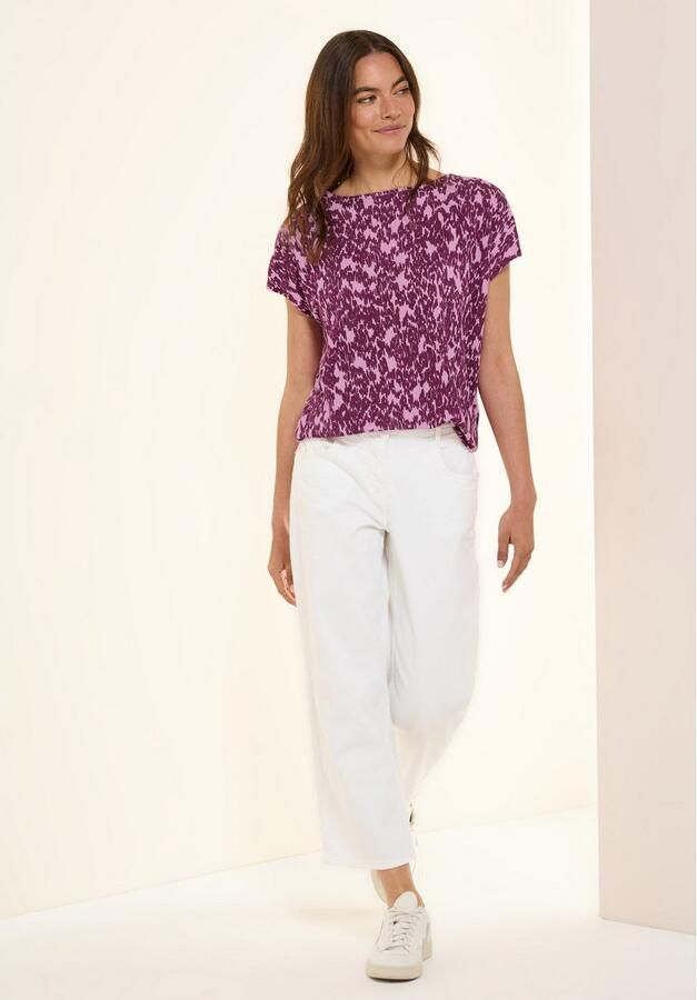 Cecil T-shirt met patroon minimal-print - Foto 4