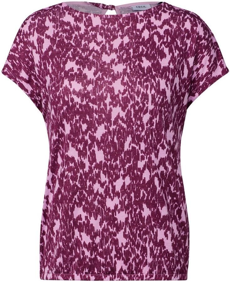 Cecil T-shirt met patroon minimal-print