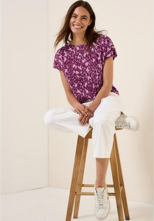 Cecil T-shirt met patroon minimal-print - Foto 5