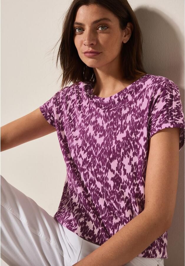 Cecil T-shirt met print all-over - Foto 3