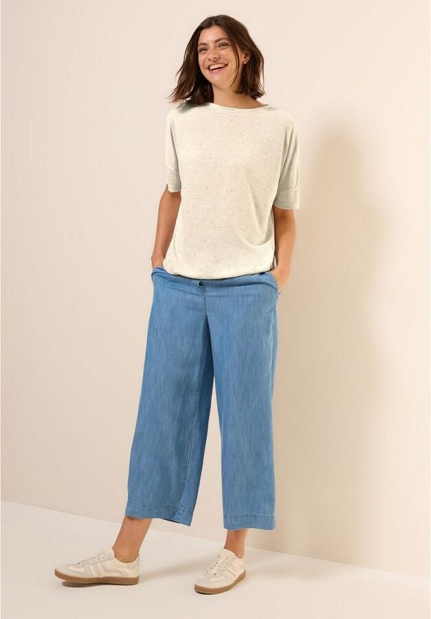 Cecil T-shirt met siersteentjes - Foto 5